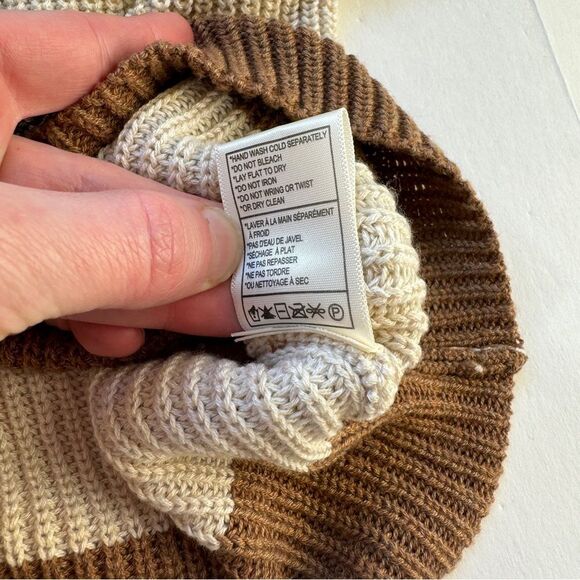 Cupcakes & Cashmere Rimes Sweater Oatmeal Size X-Large NWT - Picture 7 of 7